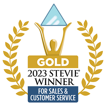 2023 Grand yStevie Winner for sales and customer service